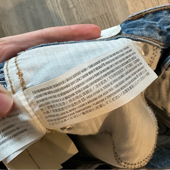 NWT Abercrombie & Fitch Mid Rise The Ultra Barrel Jeans 25 long - Picture 12 of 12